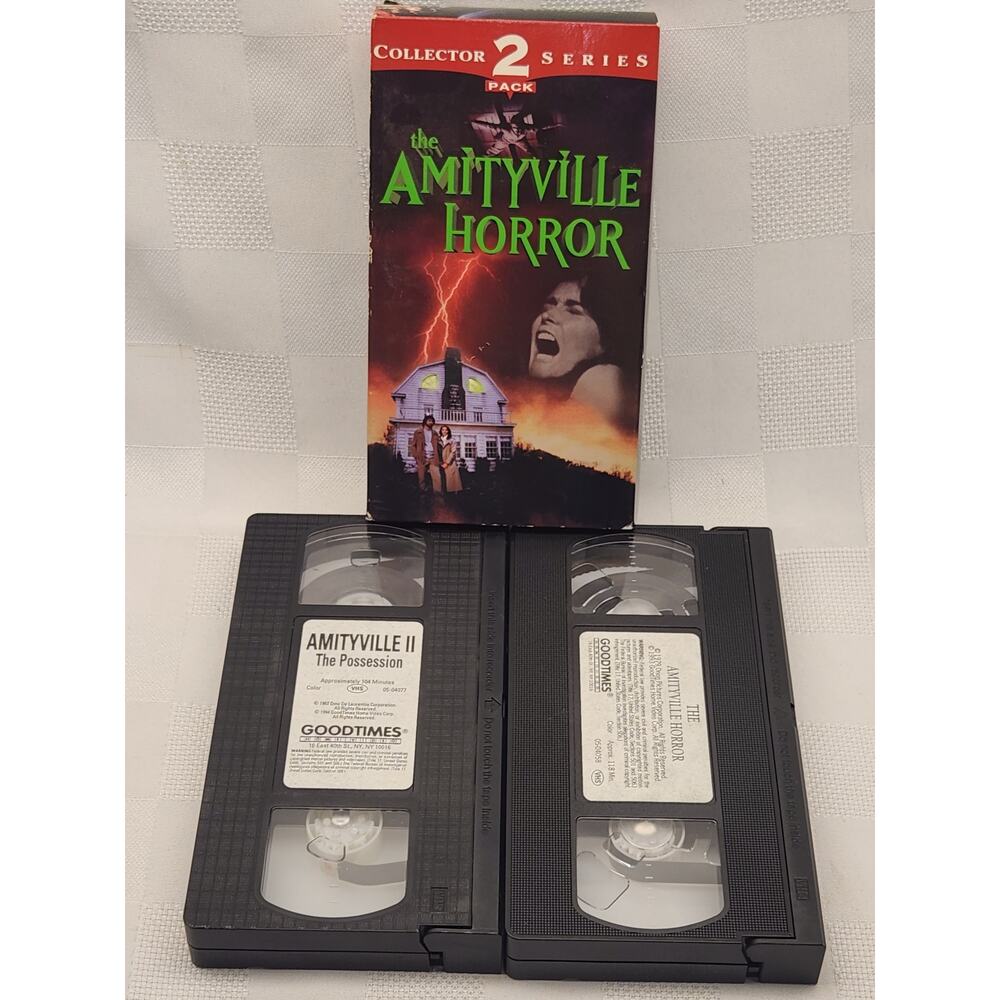 The Amityville Horror 1 & 2 VHS‎ Collector Series 1996